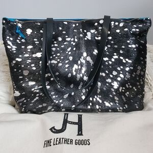 New* Jills Homestead WEEKENDER Acid Wash Black/Silver/Blue Lagoon